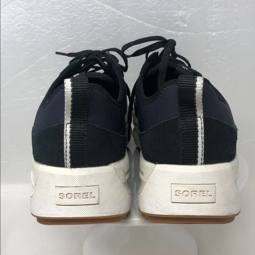 Sorel Ona 503 Sneakers Everyday Waterproof Low Top  Black and Chalk  Size 9